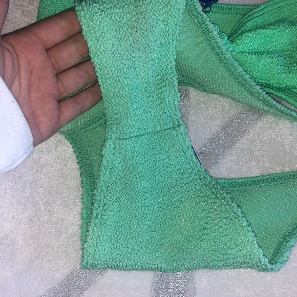 BOUND X BOND EYE neon green bikini bottom - Picture 3 of 3